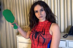 Lexi Holland Gives a Halloween Spanking